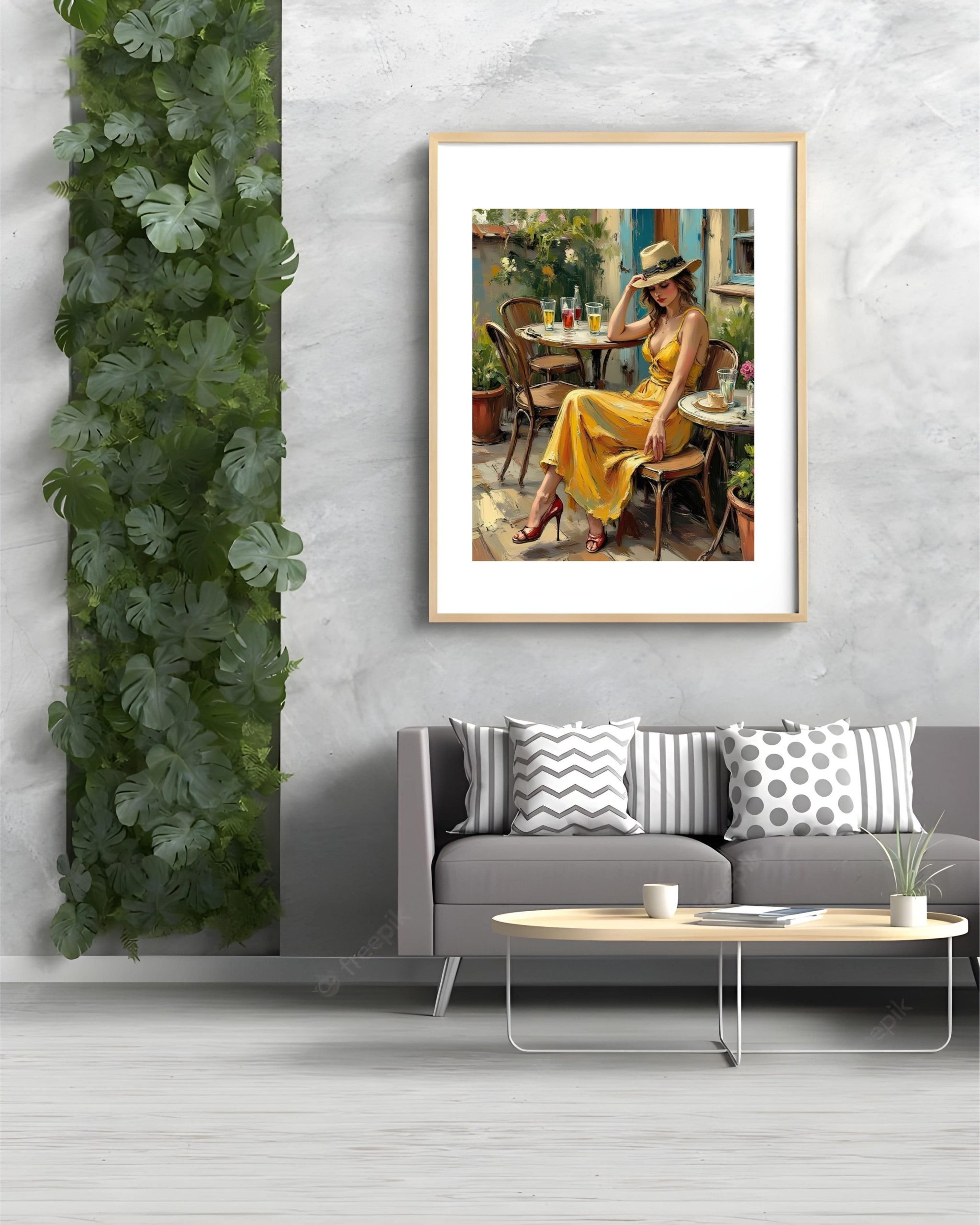 Lady in the Yellow Dress