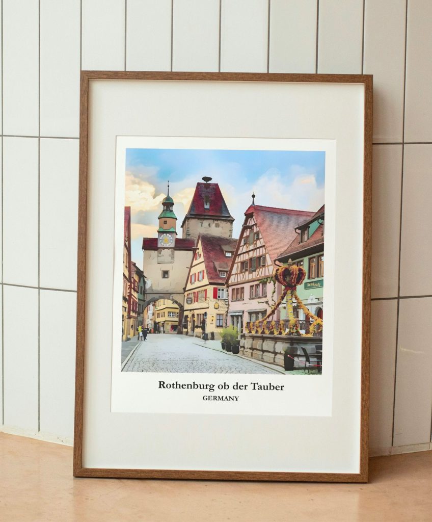 Rothenburg ob der Tauber, Germany (View A) Artwork